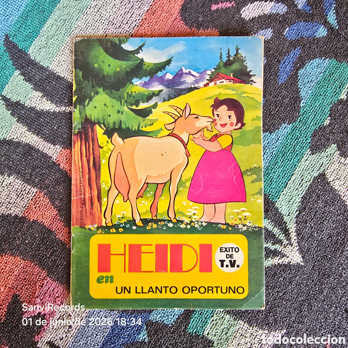 Libros de segunda mano: TROQUELADOS HEIDI: HEIDI EN UN LLANTO OPORTUNO (BRUGUERA)