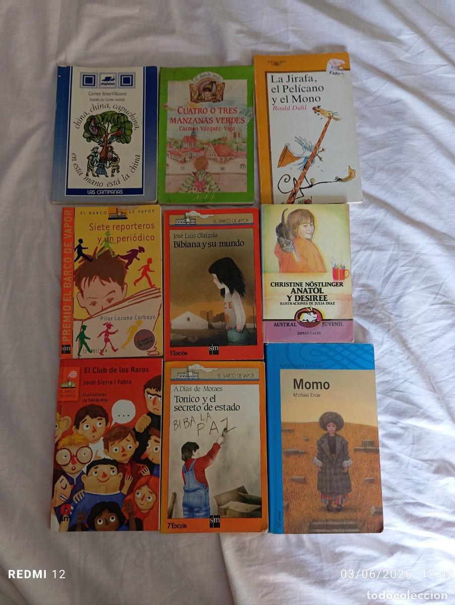 Libros de segunda mano: Lote de 9 libros infantiles el barco de vapor y otros