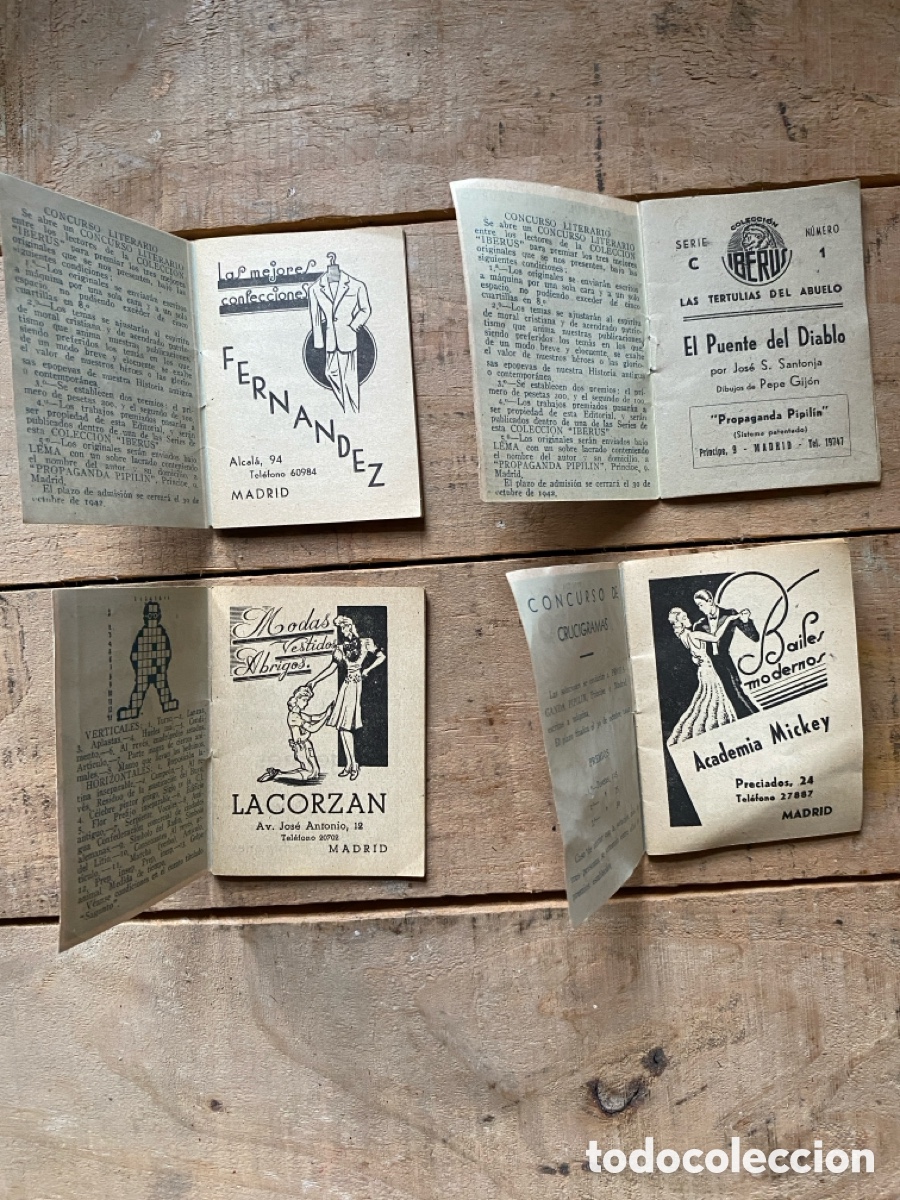 Libros de segunda mano: Cuatro mini cuentos de la colecci&oacute;n Iberus 1942 - Foto 3