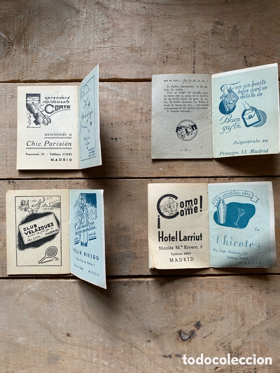 Libros de segunda mano: Cuatro mini cuentos de la colecci&oacute;n Iberus 1942 - Foto 6