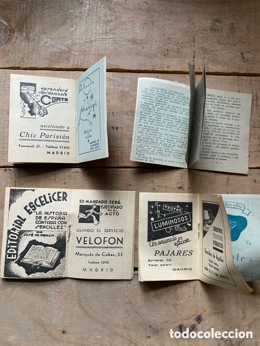 Libros de segunda mano: Cuatro mini cuentos de la colecci&oacute;n Iberus 1942 - Foto 8