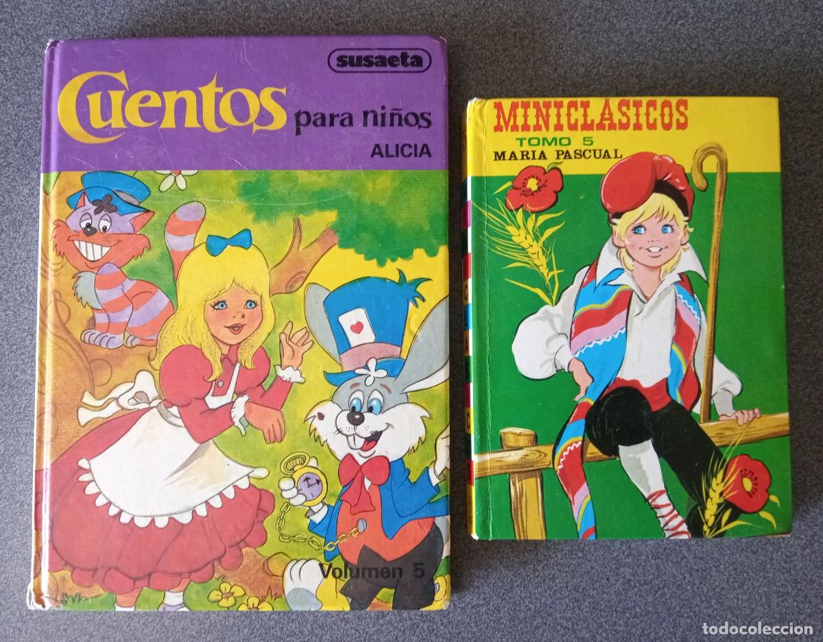 Libros de segunda mano: Lote libros Cuentos Para Ni&ntilde;os Alicia Susaeta Minicl&aacute;sicos Mar&iacute;a Pascual