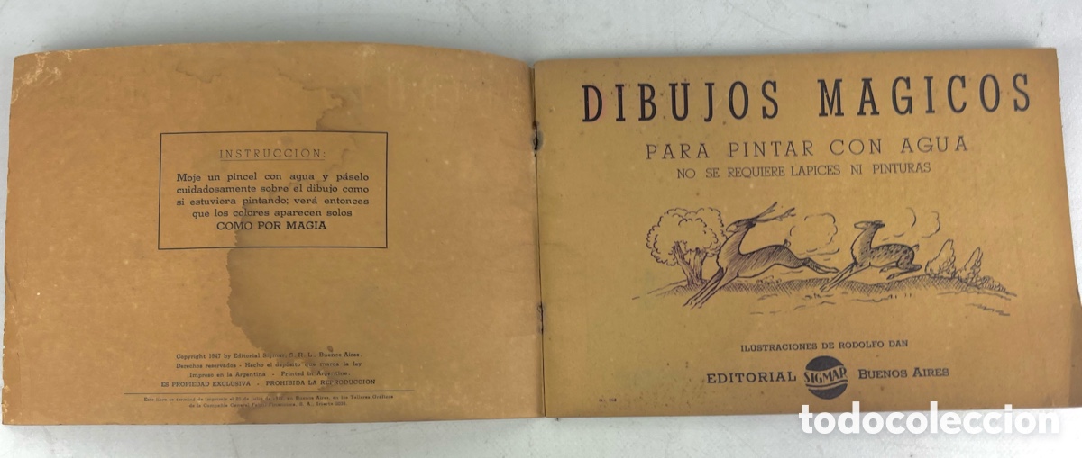 Libros de segunda mano: DIBUJOS M&Aacute;GICOS PARA PINTAR CON AGUA - EDITORIAL SIGMAR - Foto 2