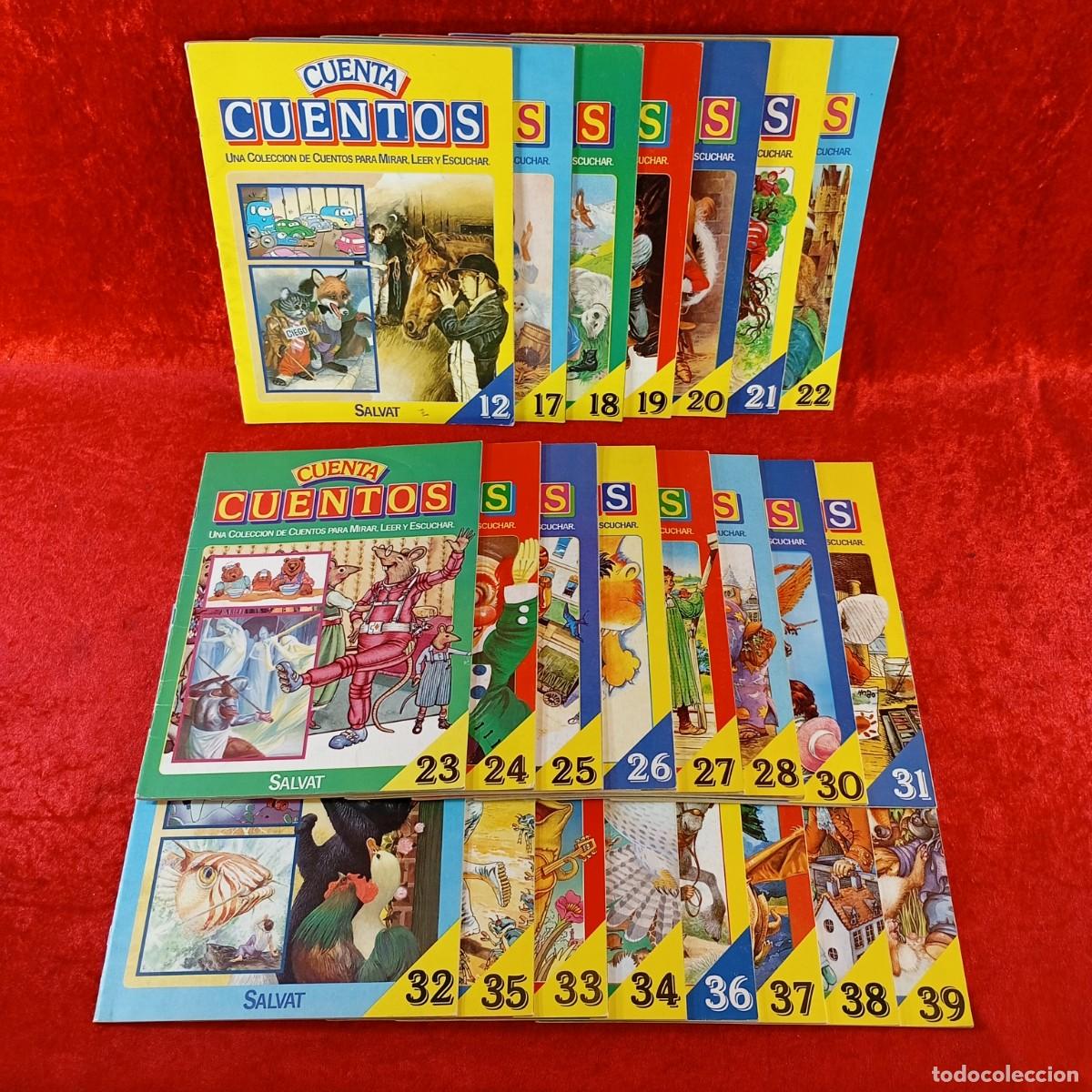 Libros de segunda mano: CUENTA CUENTOS - LOTE DE 23 CUENTOS INFANTILES - SALVAT - CUENTOS PARA MIRAR, LEER Y ESCUCHAR / 625