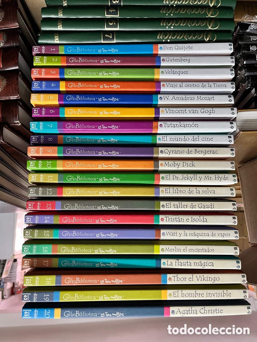 Libros de segunda mano: La gran biblioteca Las tres mellizas. 20 tomos. Completa. Espa&ntilde;ol. Grup 62.
