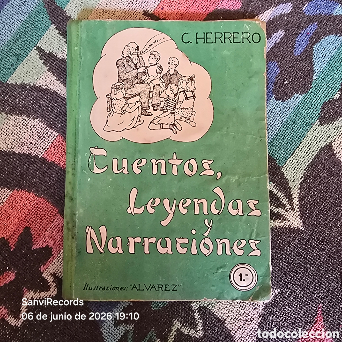 Libros de segunda mano: CUENTOS, LEYENDAS Y NARRACIONES, 1&deg; (C. HERRERO) (MI&Ntilde;ON)
