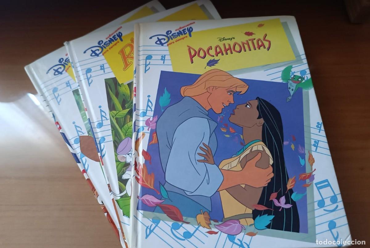 Livres d'occasion: COL. AUDIOCUENTOS DISNEY PARA SIEMPRE - POCAHONTAS, LOS RESCATADORES, TOD Y TOBY - C.I. DEL LIBRO