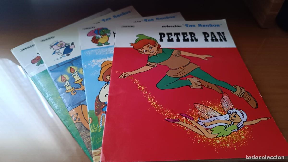 Livros em segunda m&atilde;o: LOTE 4 CUENTOS COL.TUS SUE&Ntilde;OS - PETER PAN, HANSEL Y GRETEL, EL REY MIDAS, EL SOLDADITO DE PLOMO 1981