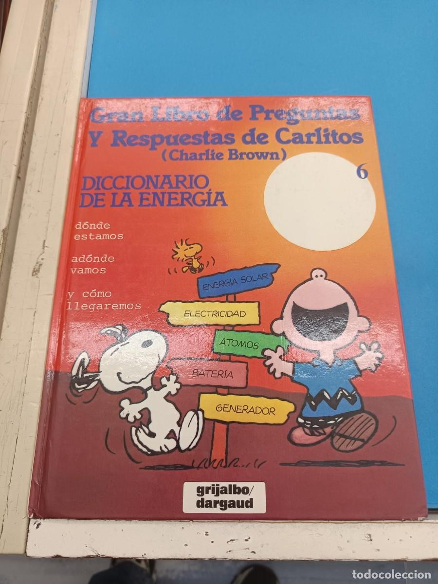 Libros de segunda mano: GRAN LIBRO DE PREGUNTAS Y RESPUESTAS DE CARLITOS (CHARLIA BROWN) DICCIONARIO DE LA ENERGIA GRIJALBO