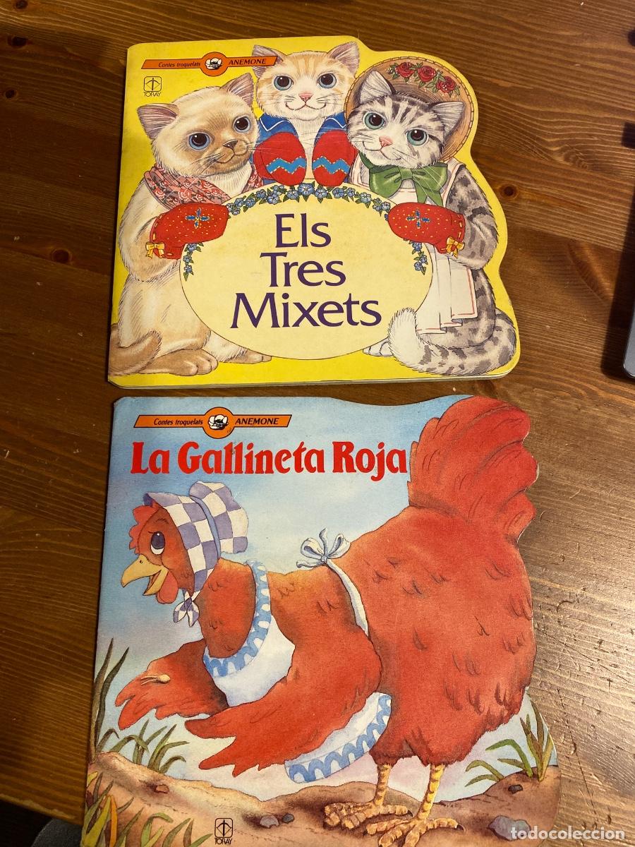 Libros de segunda mano: ELS TRES MIXETS , LA GALLINETA ROJA. CONTES TROQUELATS ANEMONE . TORAY 1990