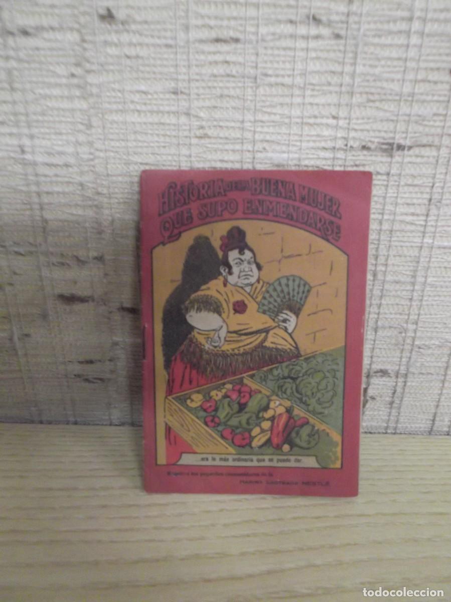 Livros em segunda m&atilde;o: Libro peque&ntilde;o Historia de la buena mujer que supo enmendarse.Editados casa Nestl&eacute;