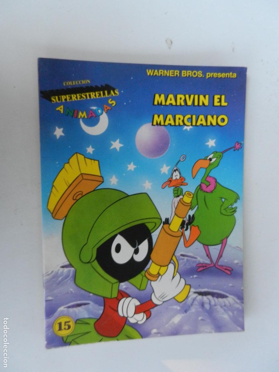 Libros de segunda mano: MARVIN EL MARCIANO - SUPERESTRELLAS ANIMADAS 15 - WARNER BROS 1997.