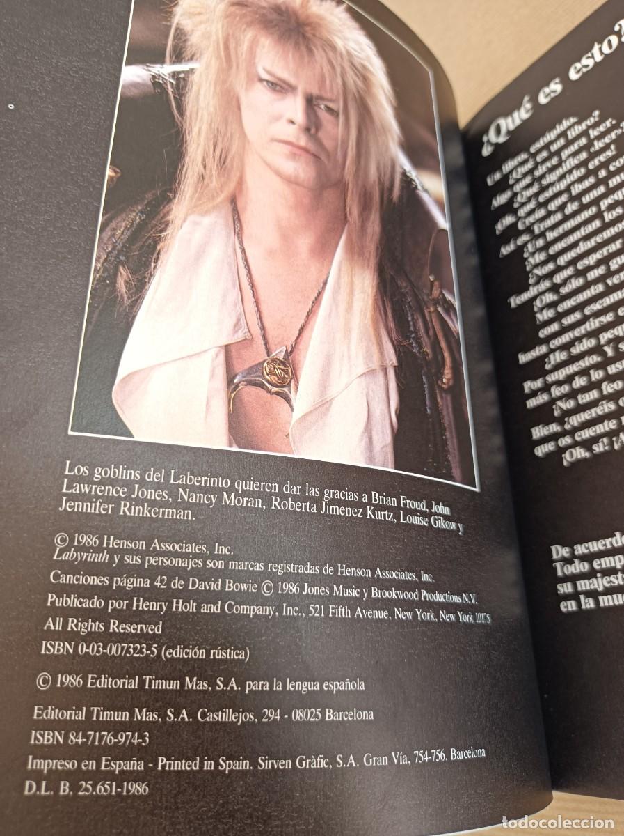 Libros de segunda mano: PEGATINA Y CUENTO LABERINTO DISTEIN LIBROS - DAVID BOWIE - Foto 12