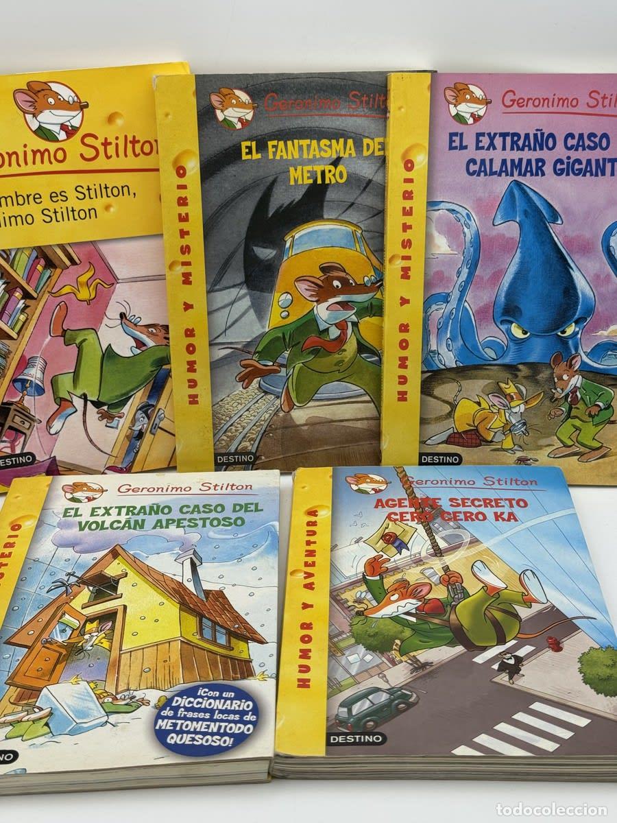 Second hand books: Lote Ger&oacute;nimo Stilton 5 libros - Elisabetta Dami