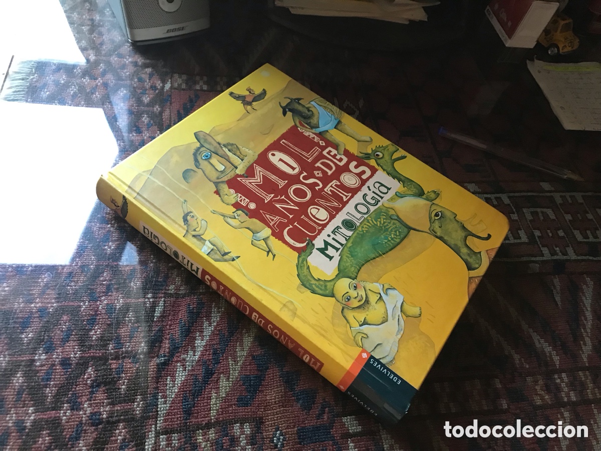 Libros de segunda mano: Mil a&ntilde;os de cuentos. Mitolog&iacute;a. Edelvives