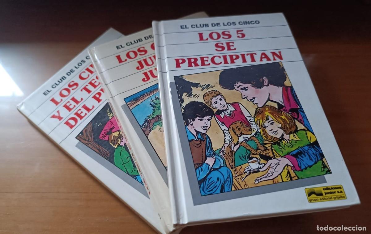 Libros de segunda mano: EL CLUB DE LOS CINCO - LOS 5 SE PRECIPITAN / LOS 5 JUEGAN JUNTOS / LOS CINCO Y EL TESORO DEL PIRATA.