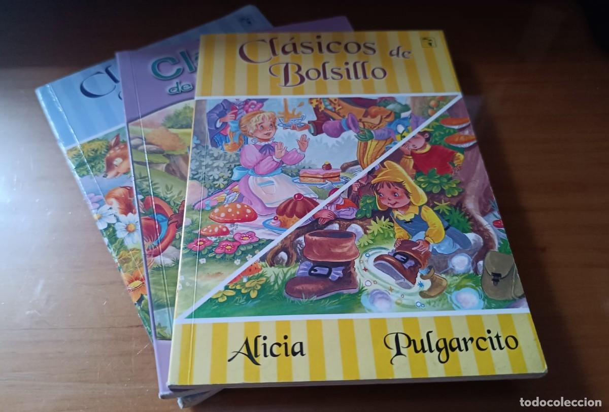 Livres d'occasion: CL&Aacute;SICOS DE BOLSILLO - N&ordm; 1,3,4 - ALICIA, PULGARCITO, BAMBI, CENICIENTA, ...etc - ED. SALDA&Ntilde;A, S.A.