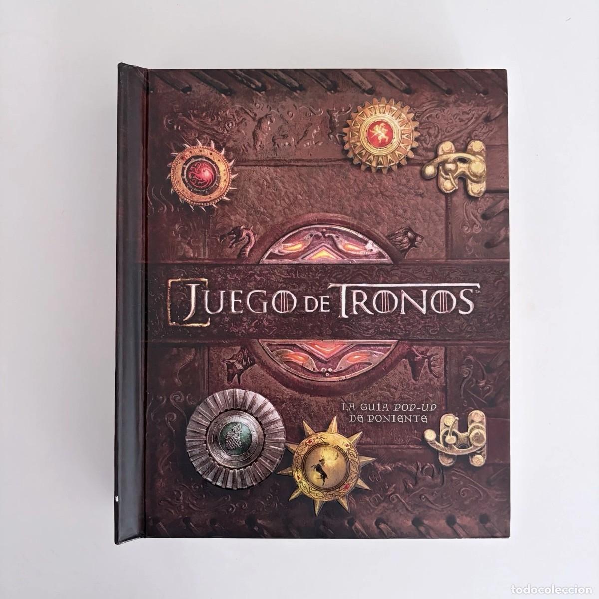 Libros de segunda mano: Libro Pop Up 3D Juego de Tronos guia de Poniente 2014 Norma Editorial castellano
