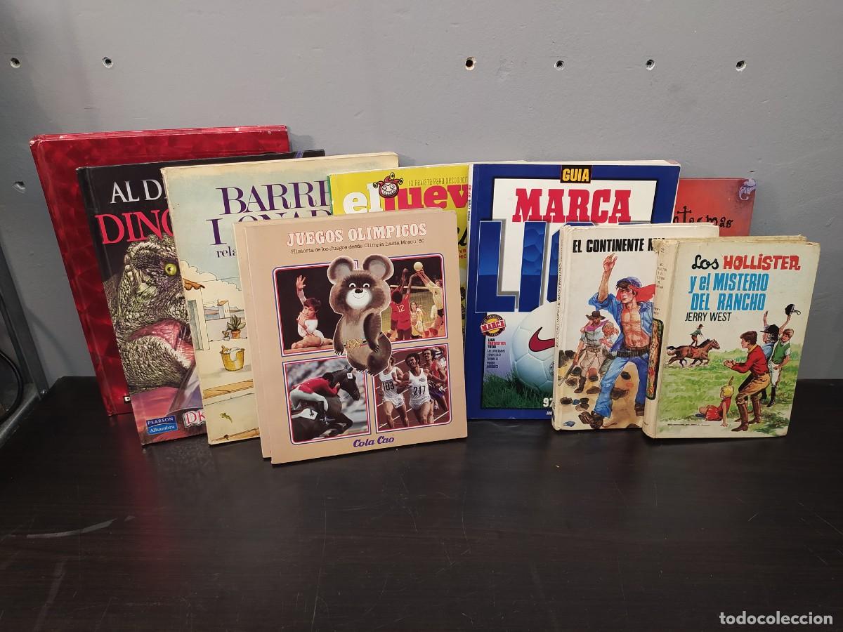 Libros de segunda mano: LOTE LIBROS, CUENTOS COLA CAO, LOS HOLLISTER, MARCA,DINOSAURIOS..-LOTE 10 CUENTOS,LIBROS-