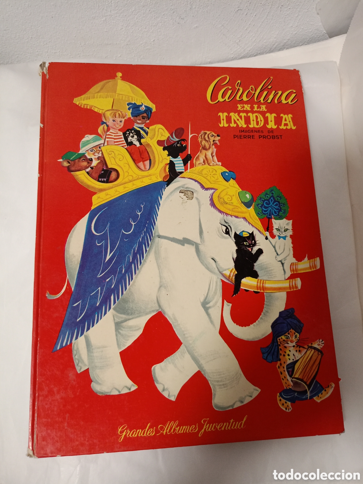 Second hand books: Carolina en la india, Pierre Probst, Grandes albumes Juventud