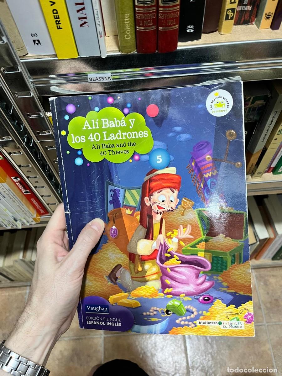 Libros de segunda mano: BLAS51A &ndash; Al&iacute; Bab&aacute; y los 40 ladrones &ndash; Vaughan / Biblioteca Infantil El Mundo &ndash; Cuento infantil bili