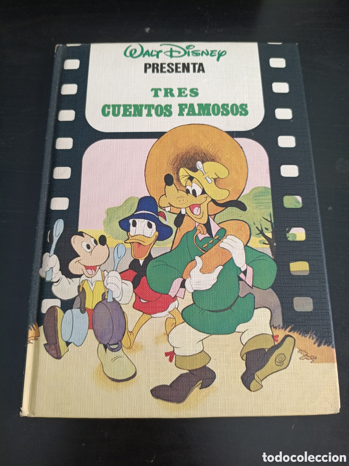 Libros de segunda mano: cuento infantil a&ntilde;o 1985 cl&aacute;sico tapa dura &rdquo;Tres cuentos famosos&rdquo;, Walt Disney