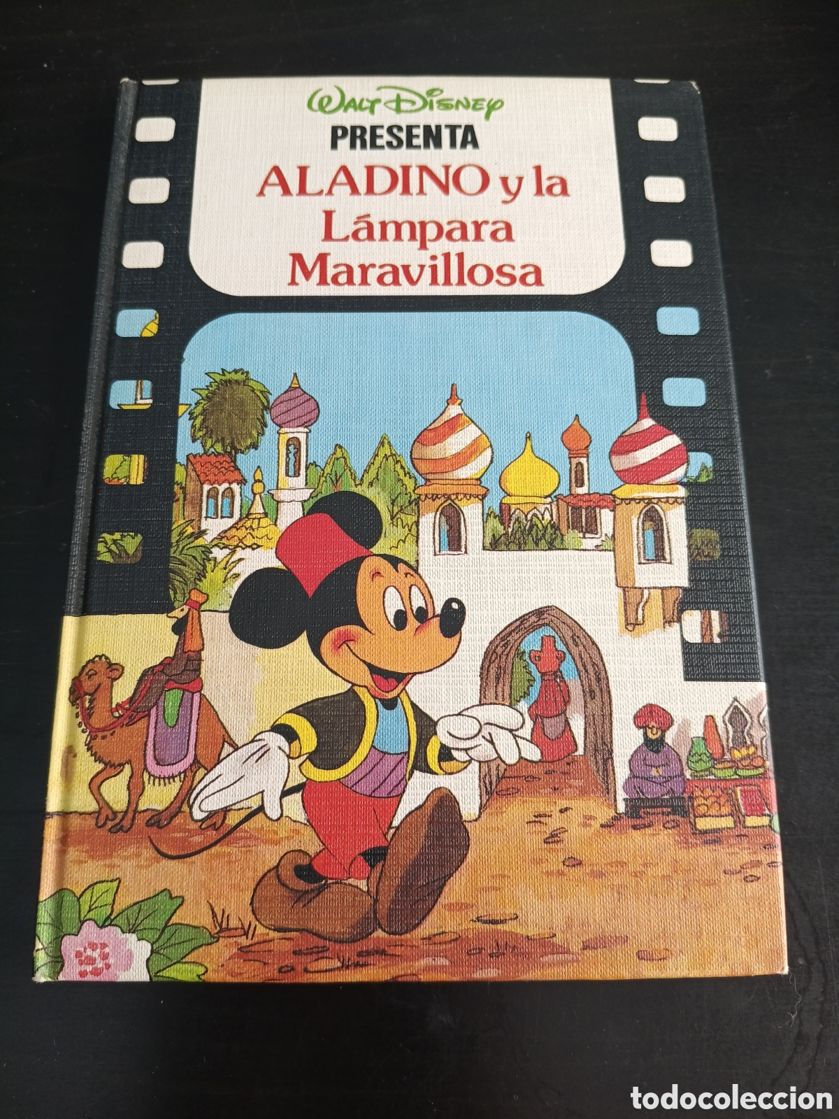 Libros de segunda mano: cuento infantil a&ntilde;o 1986 cl&aacute;sico tapa dura &rdquo;Aladino y la L&aacute;mpara Maravillosa&rdquo;, Walt Disney