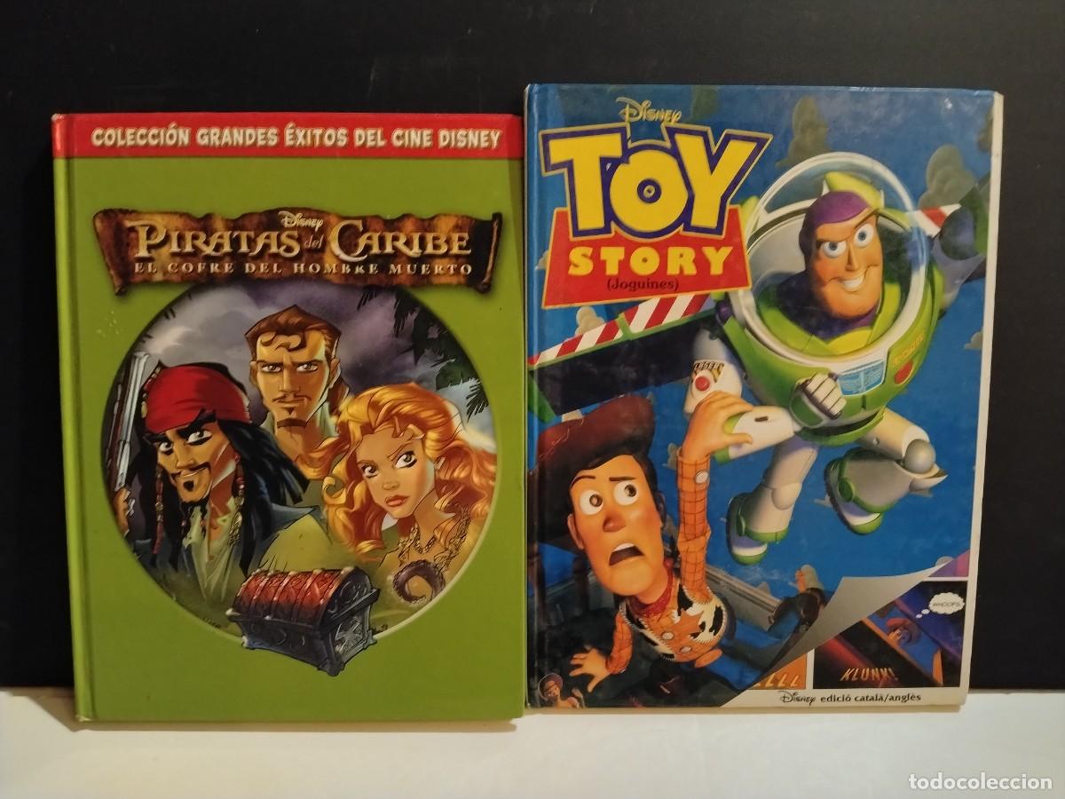 Libros de segunda mano: 2 CUENTOS DISNEY - TOY STORY Y PIRATAS DEL CARIBE (VER FOTOS)