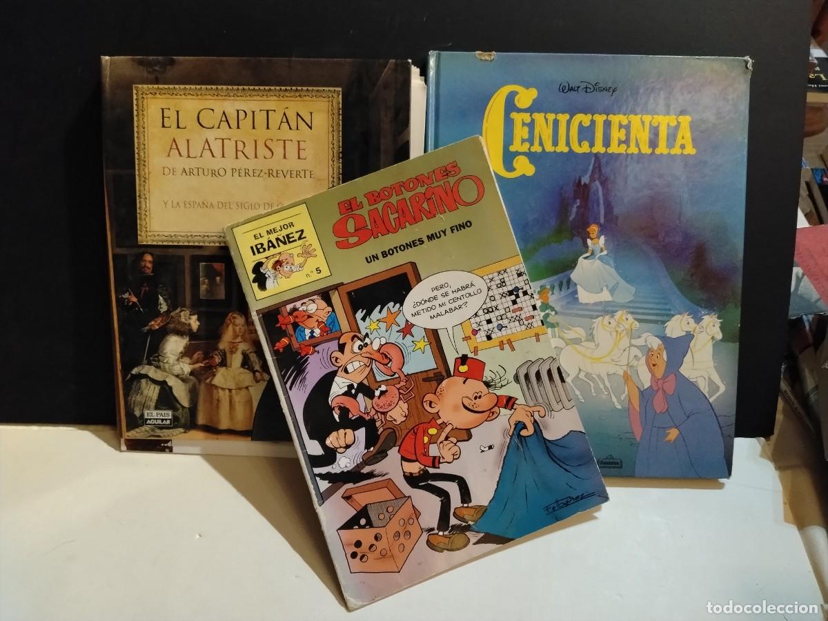 Libros de segunda mano: 3 CUENTOS -EL C&Aacute;PITAN...-SACARINO Y CENICIENTA (VER FOTOS)