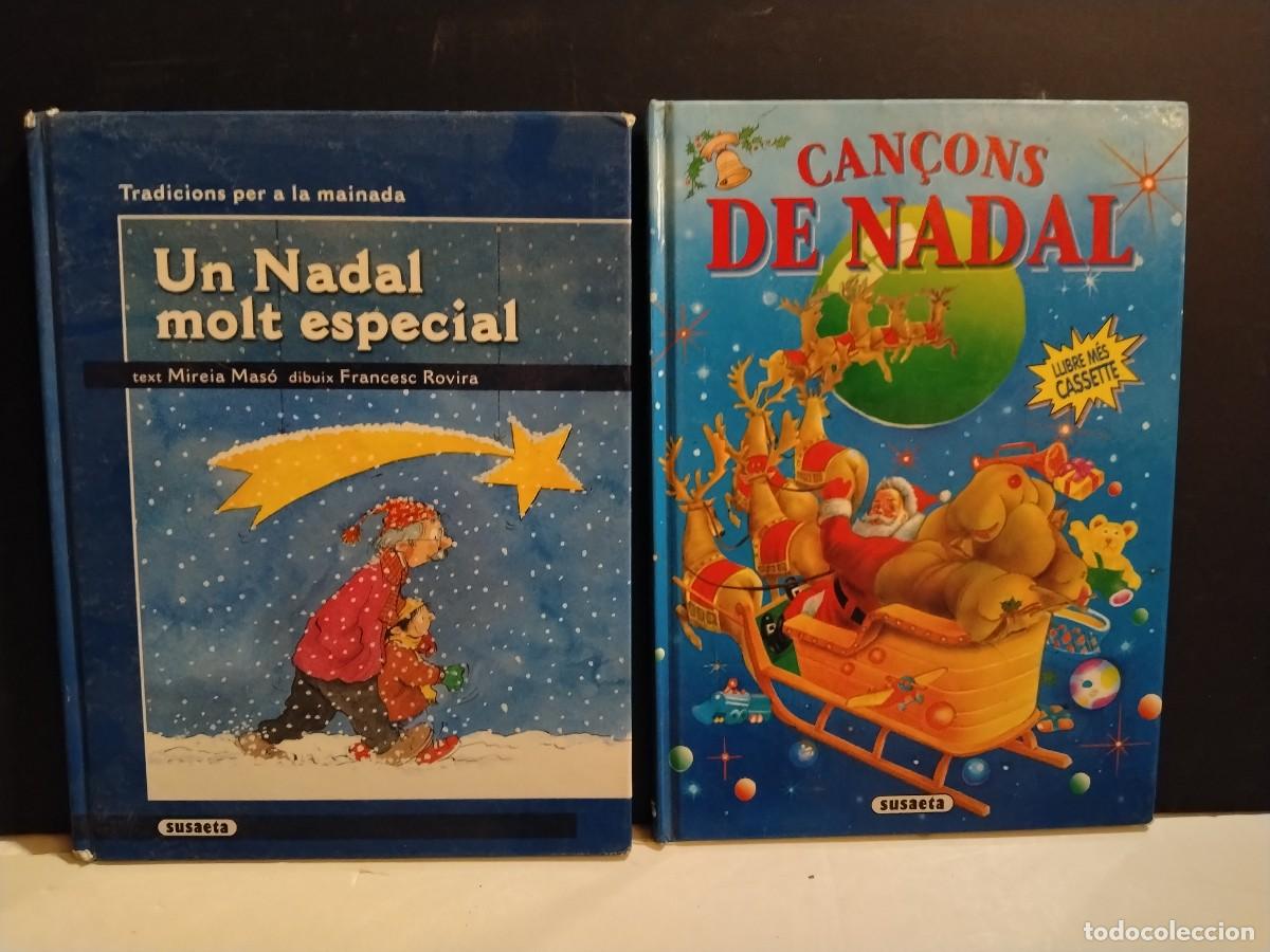 Libros de segunda mano: 2 LLIBRES,CAN&Ccedil;ONS DE NADAL (VER FOTOS)
