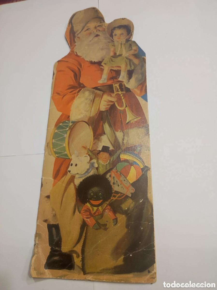 Libros de segunda mano: Antiguo cuento troquelado Papa Noel en Ingles Santa Claus Merry Christmas