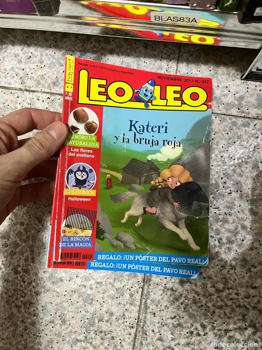 Libros de segunda mano: BLAS83A &ndash; Revista infantil LEO LEO, n&ordm; 342, noviembre 2017. Cuentos y actividades infantiles.