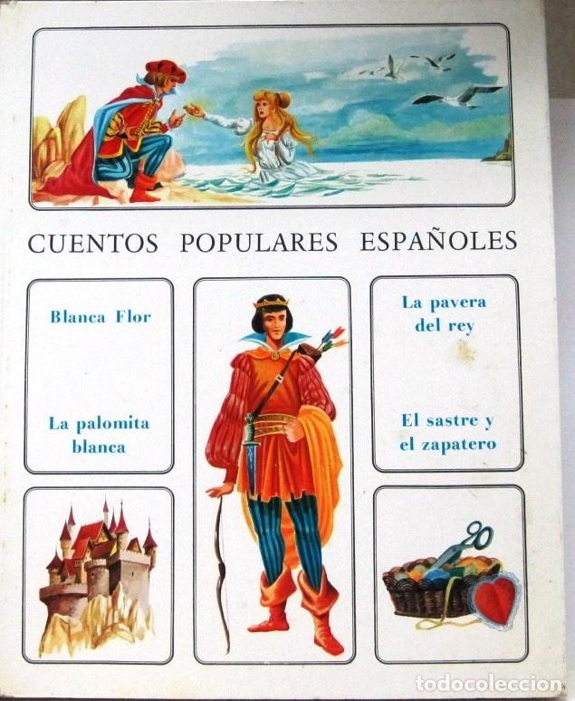 Libros de segunda mano: CUENTOS POPULARES ESPA&Ntilde;OLES - ILUSTRACIONES CARMELO GARMENDIA - TAPA DURA - LIBRO