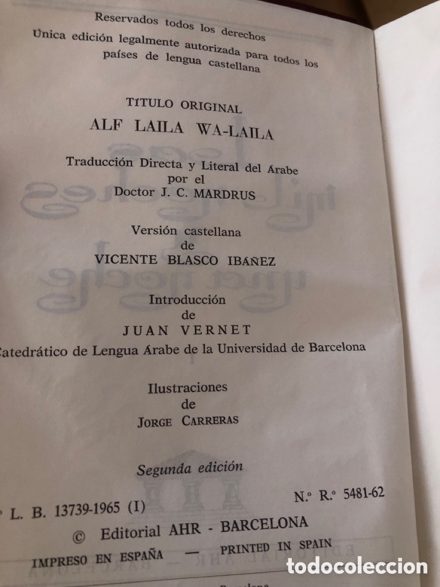 Libros de segunda mano: Las mil y una noches 2&ordf; Edici&oacute;n - Foto 5
