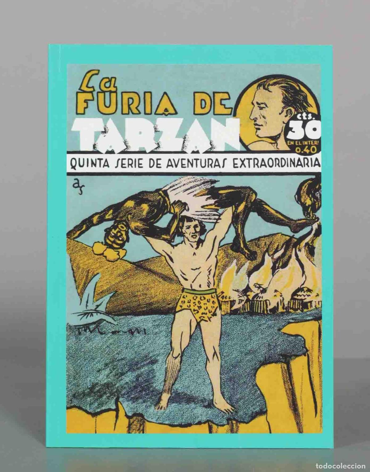 Libros de segunda mano: LA FURIA DE Tarz&aacute;n FACSIMIL