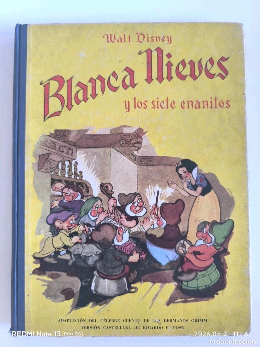 Libros de segunda mano: Walt Disney Blanca Nieves Y Los 7 Enanitos 1941 Algunos Defectos Ricardo E.Pose