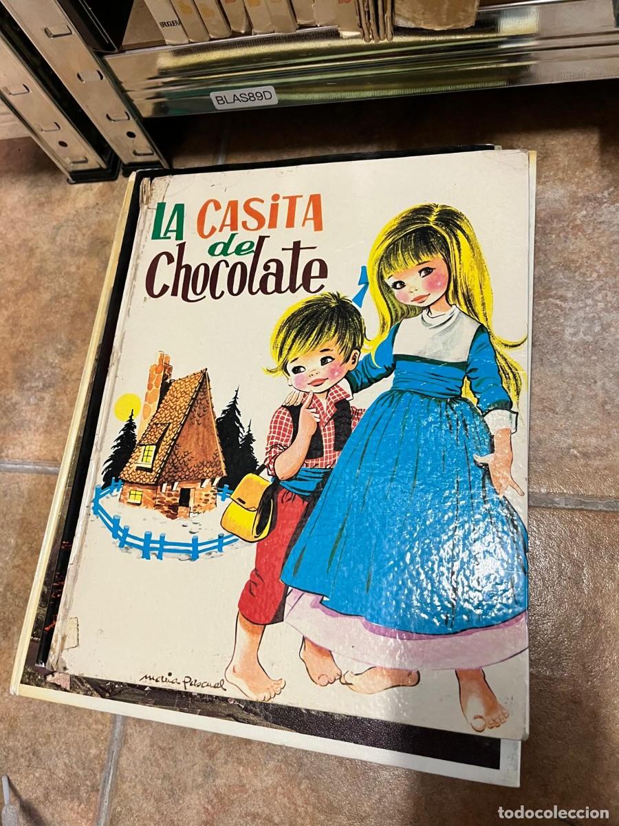 Libros de segunda mano: BLAS89D -ANTIGUO CUENTO LA CASITA DE CHOCOLATE+ PULGARCILLA CON ILUSTRACIONES DE MAR&Iacute;A PASCUAL