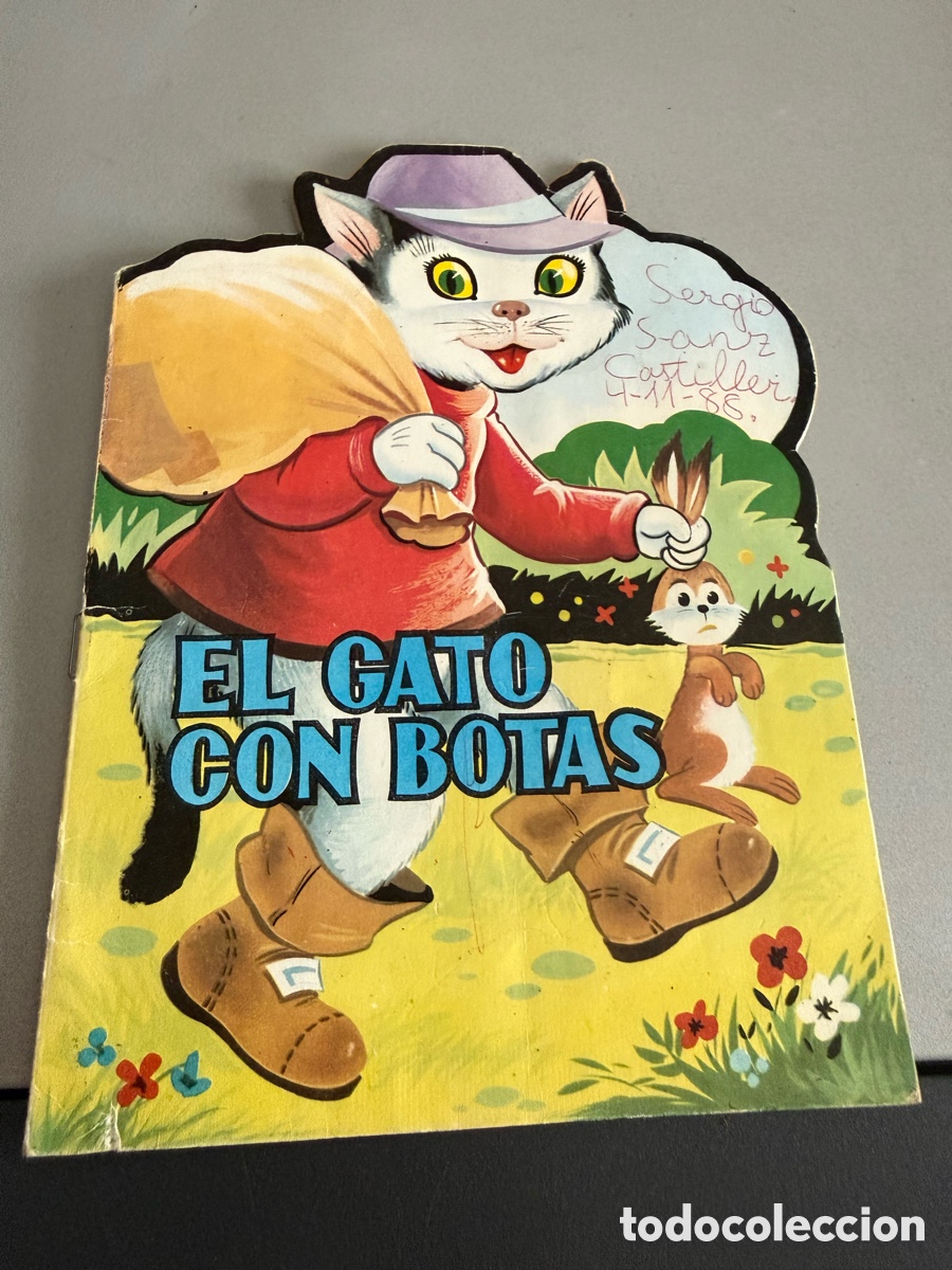 Libros de segunda mano: Cuento Troquelado. EL GATO CON BOTAS. Ed ANTALBE. 1983