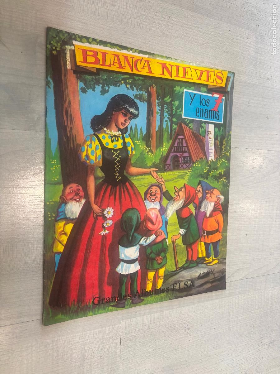 Libros de segunda mano: BLANCA NIEVES Y LOS 7 ENANOS. GRANDES &Aacute;LBUMES ELSA. ED VASCO AMERICANA. EVA.