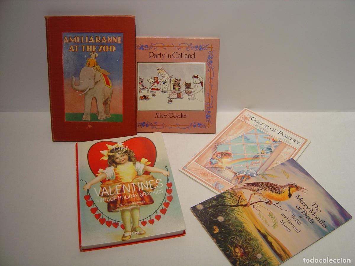 Libros de segunda mano: LOTE DE 5 ANTIGUOS CUENTOS BELLAMENTE ILUSTRADOS EN INGL&Eacute;S - VER FOTOS
