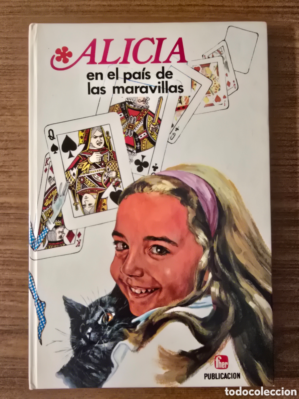 Libros de segunda mano: ALICIA EN EL PAIS DE LAS MARAVILLAS,A&Ntilde;O 1980,(EDITORIAL FHER)