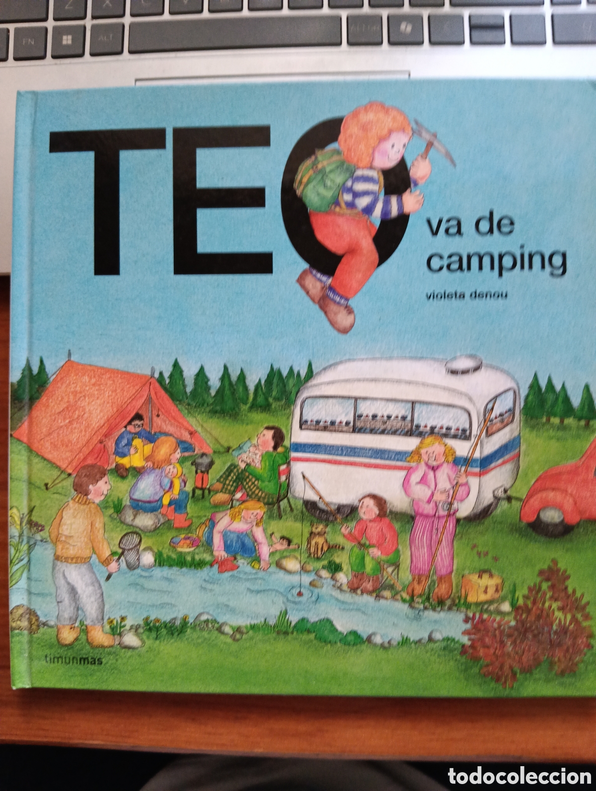 Libros de segunda mano: Teo va de camping, Violeta Denou