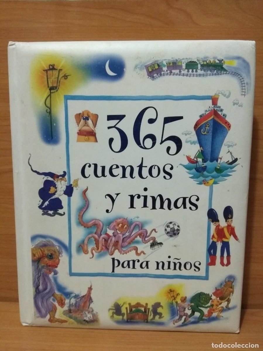 Libros de segunda mano: 365 CUENTOS Y RIMAS PARA NI&Ntilde;OS. VV.AA. 384 p&aacute;ginas. con cientos de dibujos.