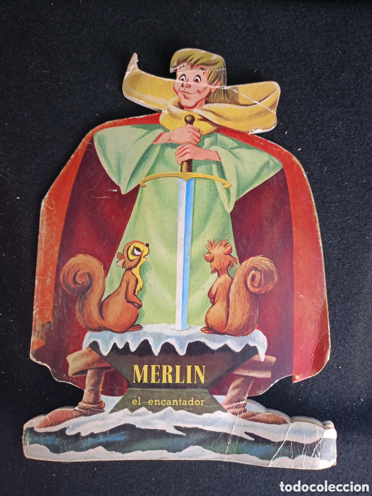 Libros de segunda mano: TROQUELADOS DISNEY MERLIN EL ENCANTADOR