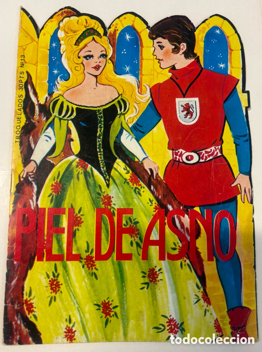 Libros de segunda mano: ANTIGUO CUENTO TROQUELADO PIEL DE ASNO. 1972. EDITORIAL VILMAR.