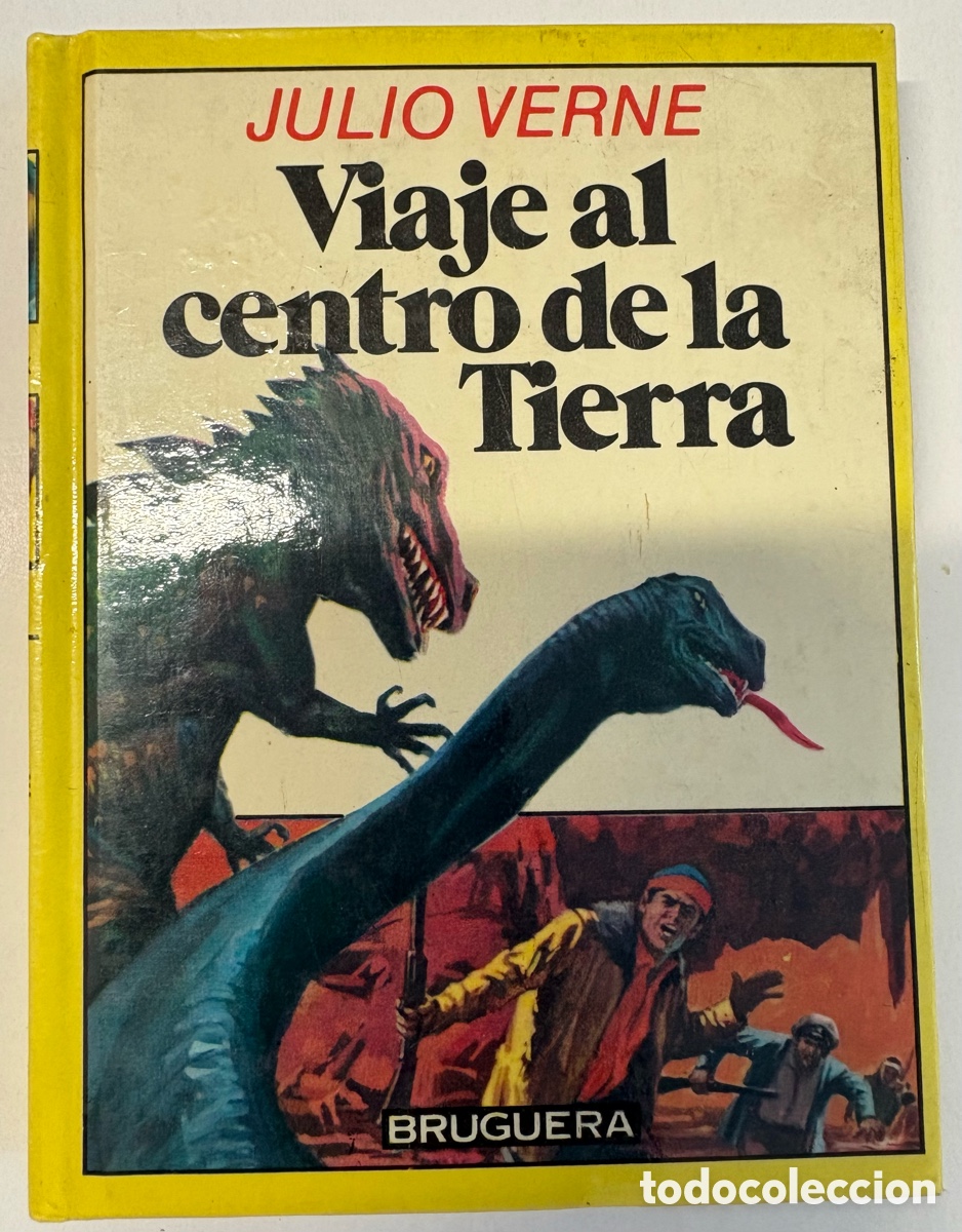 Libros de segunda mano: LIBRO VIAJE AL CENTRO DE LA TIERRA. JULIO VERNE. 1989. BRUGUERA. TAPA DURA.