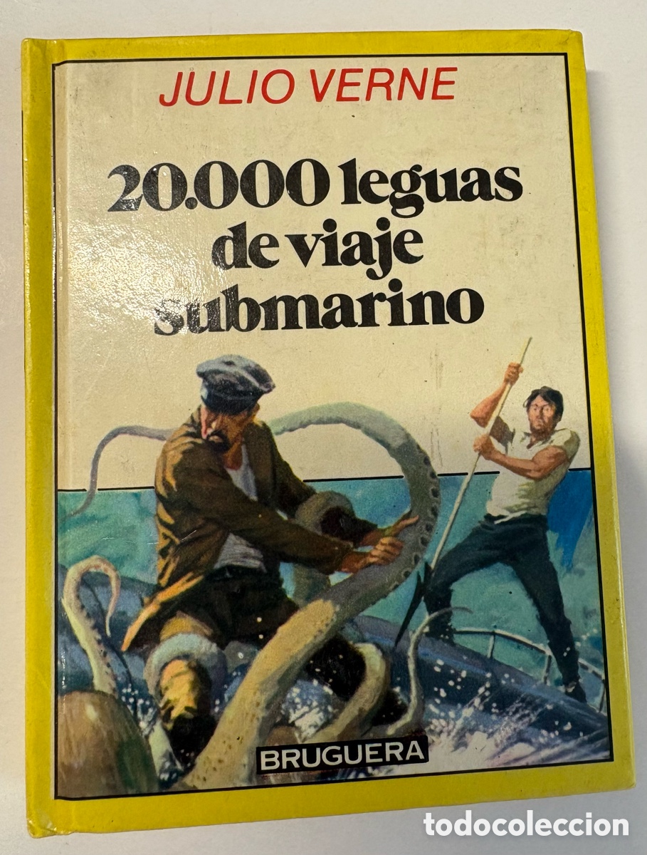 Libros de segunda mano: LIBRO 20.000 LEGUAS DE VIAJE SUBMARINO. JULIO VERNE. 1984 EDITORIAL BRUGUERA