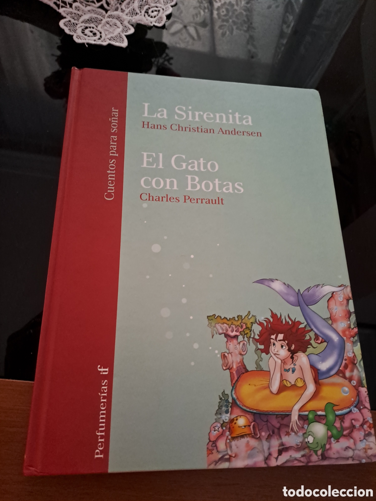 Libros de segunda mano: Cuento la sirenita y el gato con botas - perfumer&iacute;as if