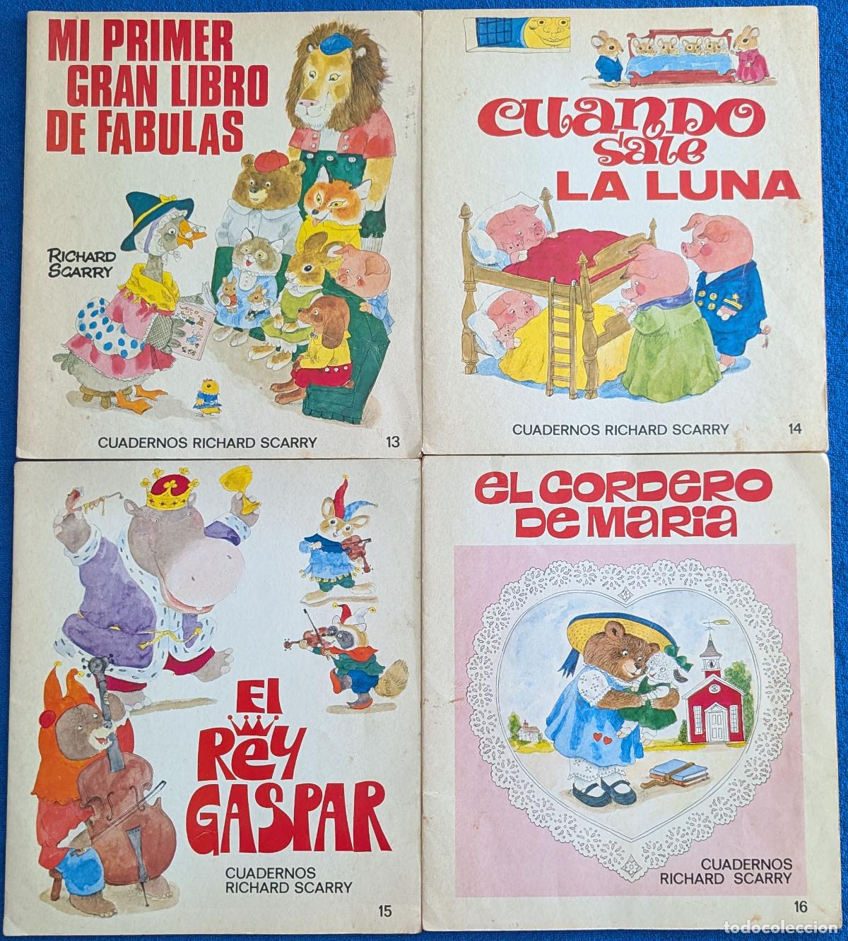 Libros de segunda mano: Cuadernos Richard Scarry - Editorial Bruguera (1980)