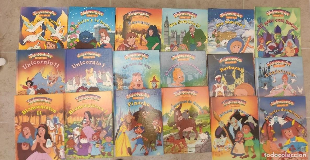 Libros de segunda mano: 18 Libros de videocuentos infantiles de Planeta-Agostini